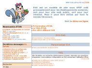 Page d'accueil du site portail