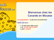 Page d'accueil du serveur - j'adore cette page 