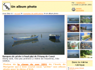 Album, site de démo